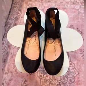 Jessica Simpson Black Women's Ballet Flats